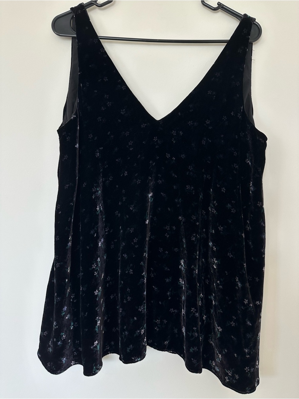 HATCH Floral Velvet Top Size 3/Large Fall Office Whimsigoth